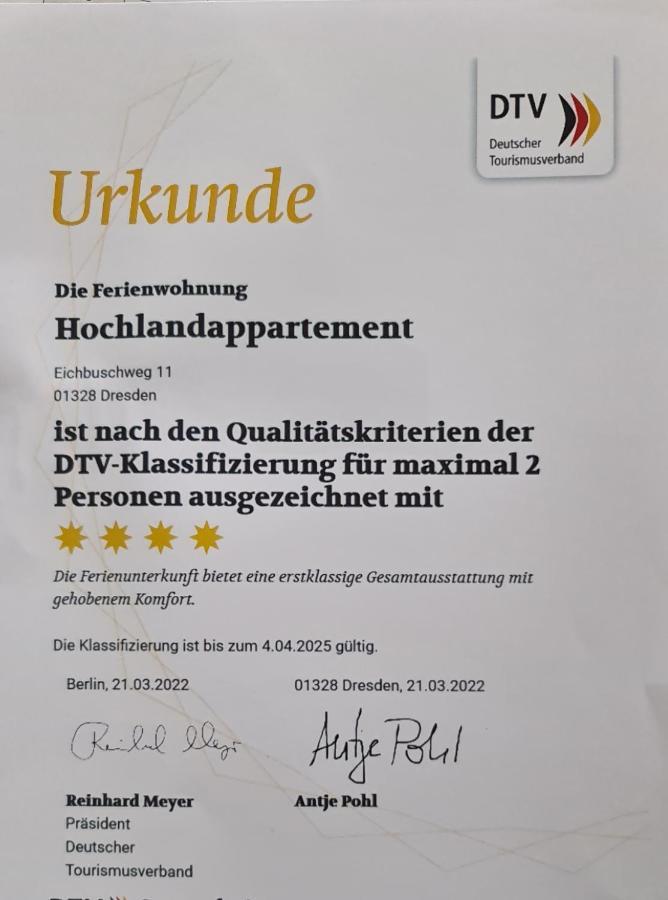 Hochlandappartement 德累斯顿 外观 照片
